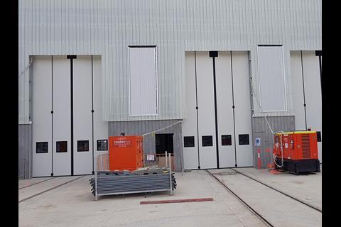 Max Doors Solutions has installed four sets of Jewers Doors’ Swift-SEW doors at the Canberra light rail depot.